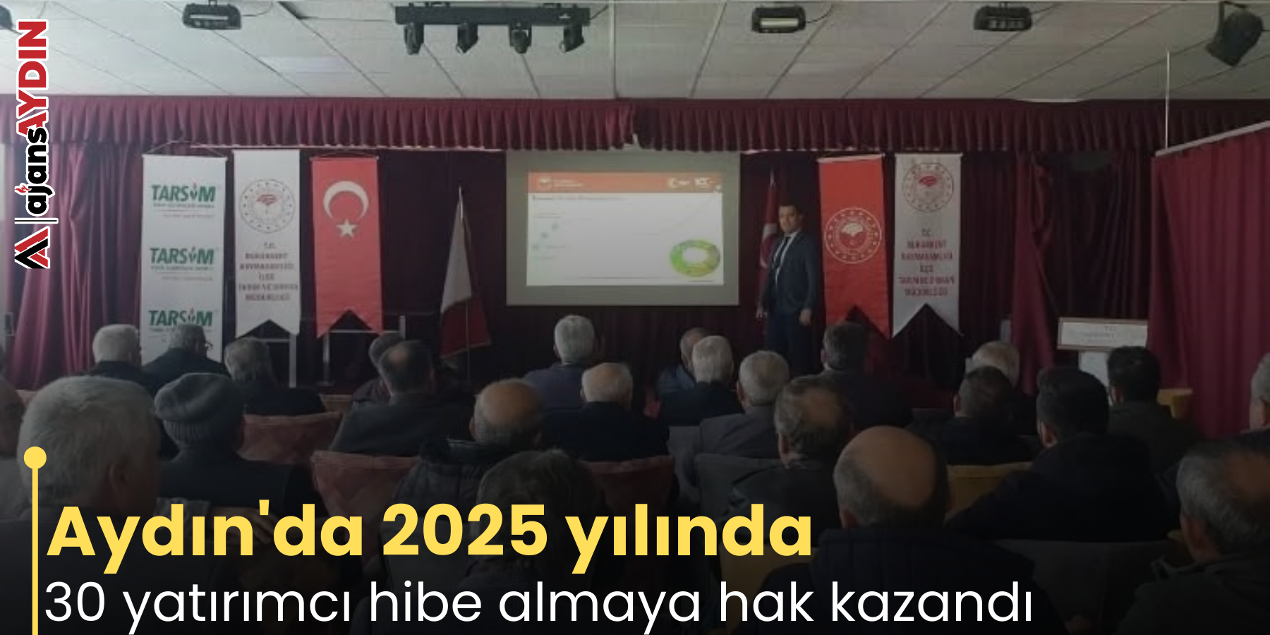 Aydın'da 2025 yılında 30 yatırımcı hibe almaya hak kazandı