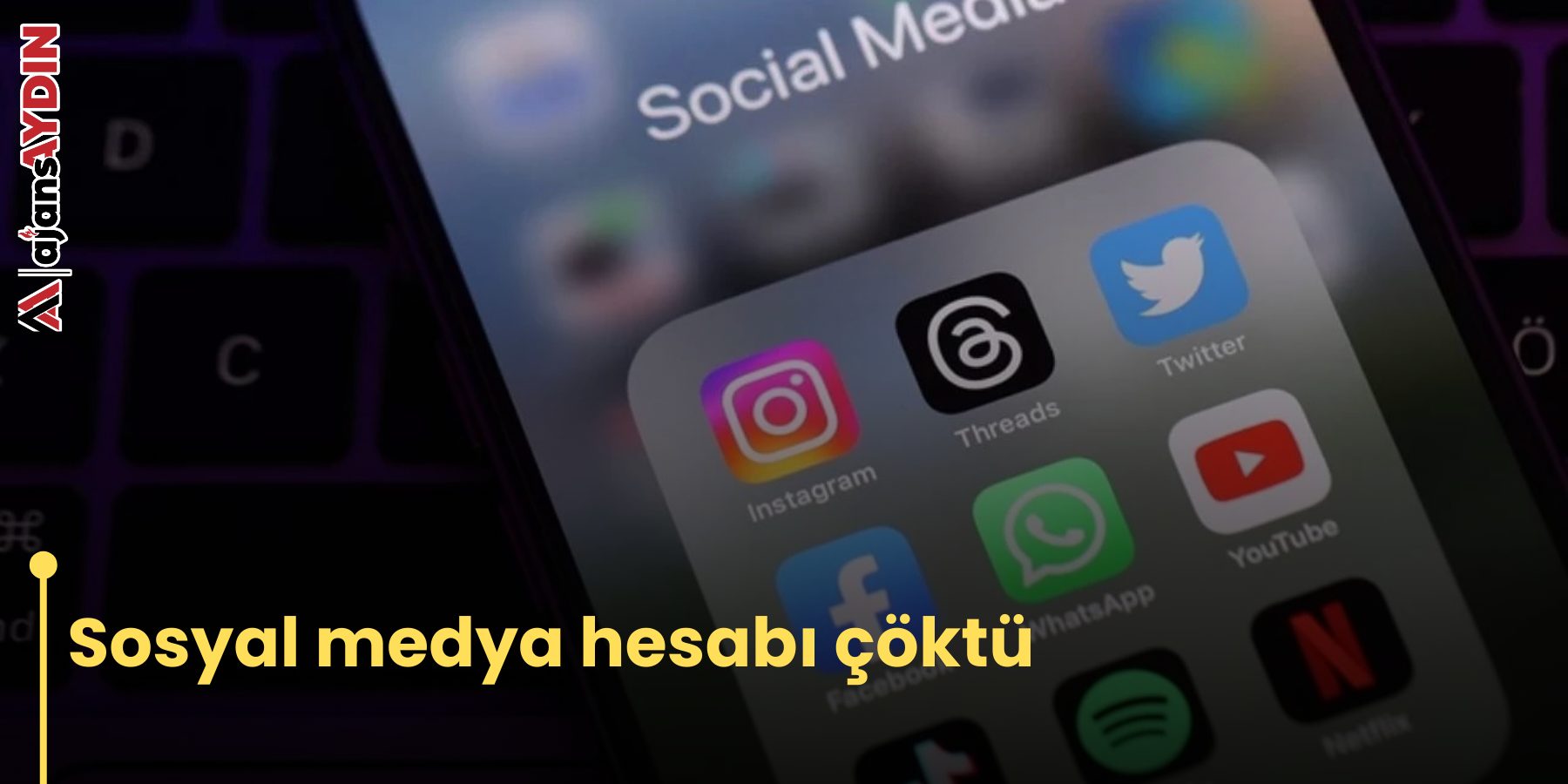 Sosyal medya hesabı çöktü