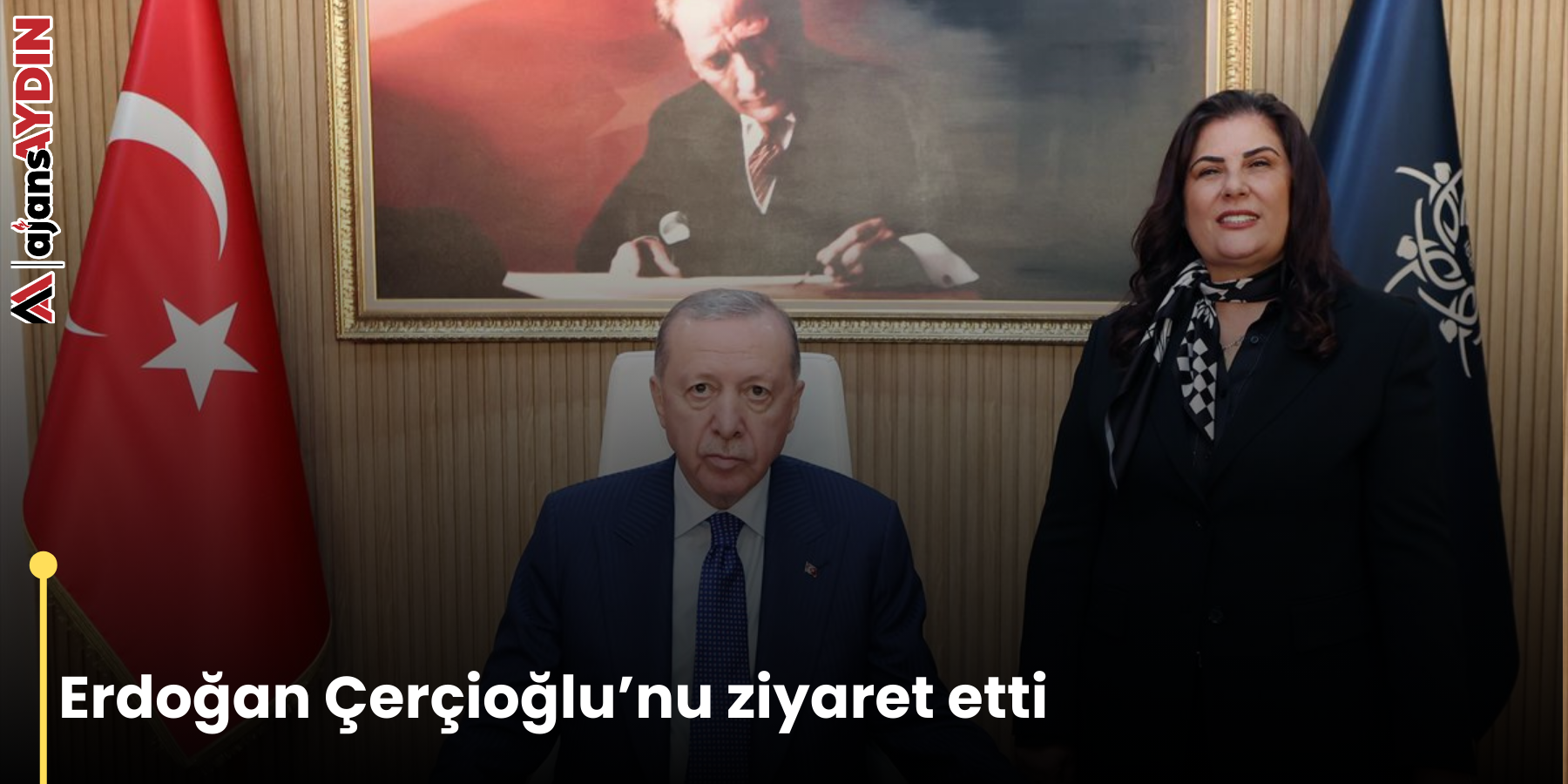 Erdoğan Çerçioğlu’nu ziyaret etti