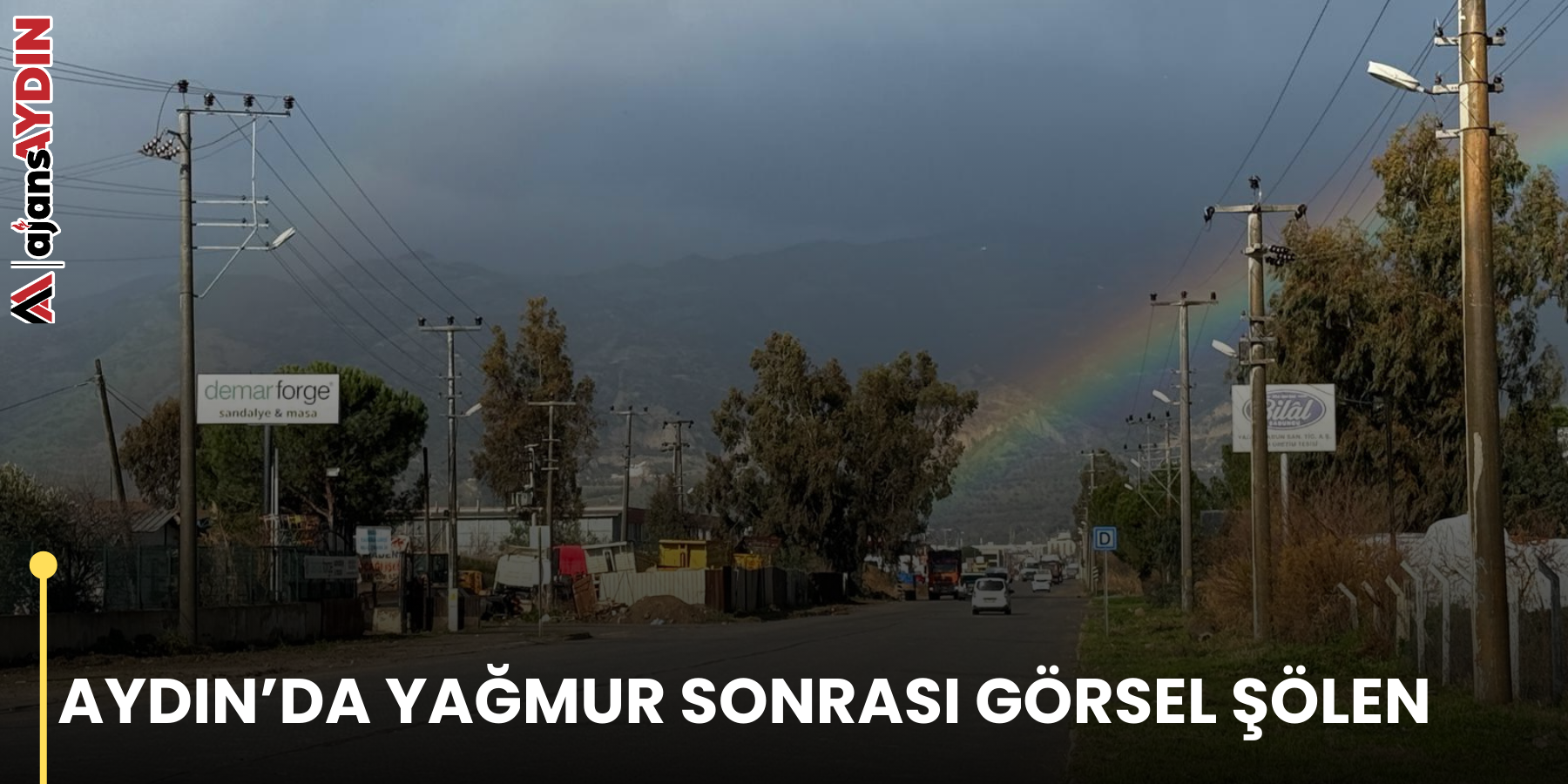 AYDIN’DA YAĞMUR SONRASI GÖRSEL ŞÖLEN