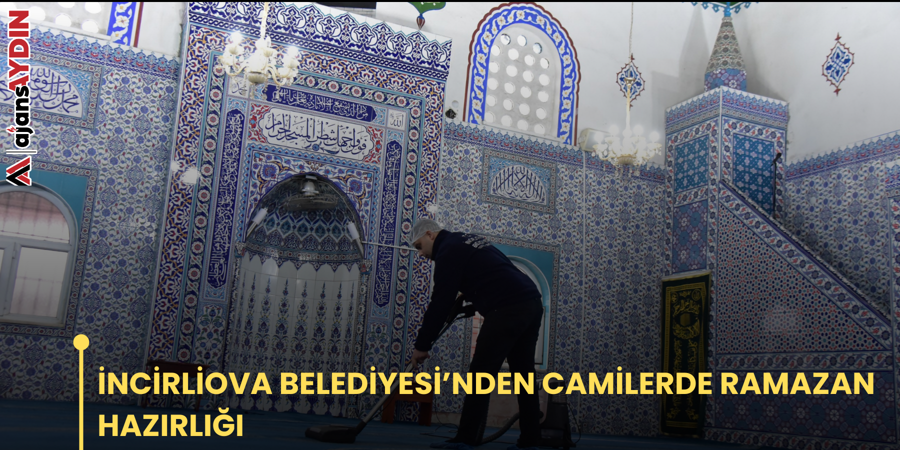 İNCİRLİOVA BELEDİYESİ’NDEN CAMİLERDE RAMAZAN HAZIRLIĞI