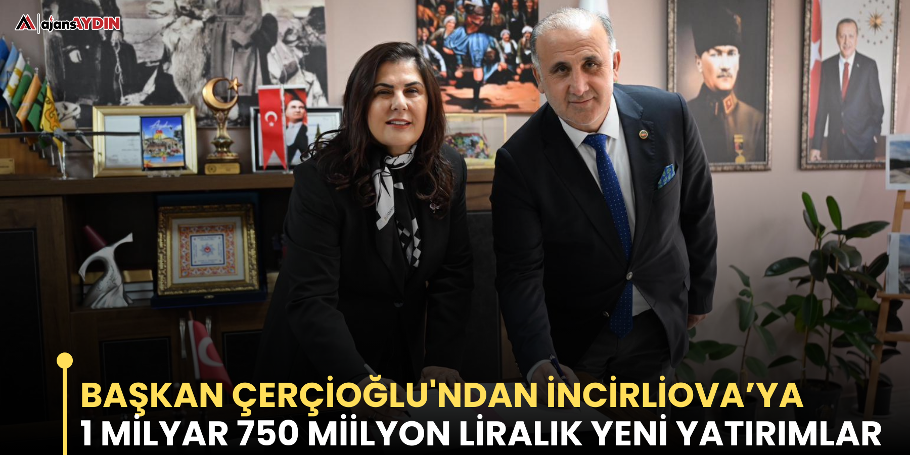Başkan Çerçioğlu'ndan İncirliova’ya 1 Milyar 750 Milyon Liralık Yeni Yatırımlar