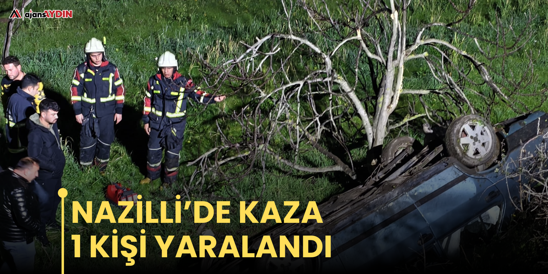 Aydın'da kaza: 1 kişi yaralandı