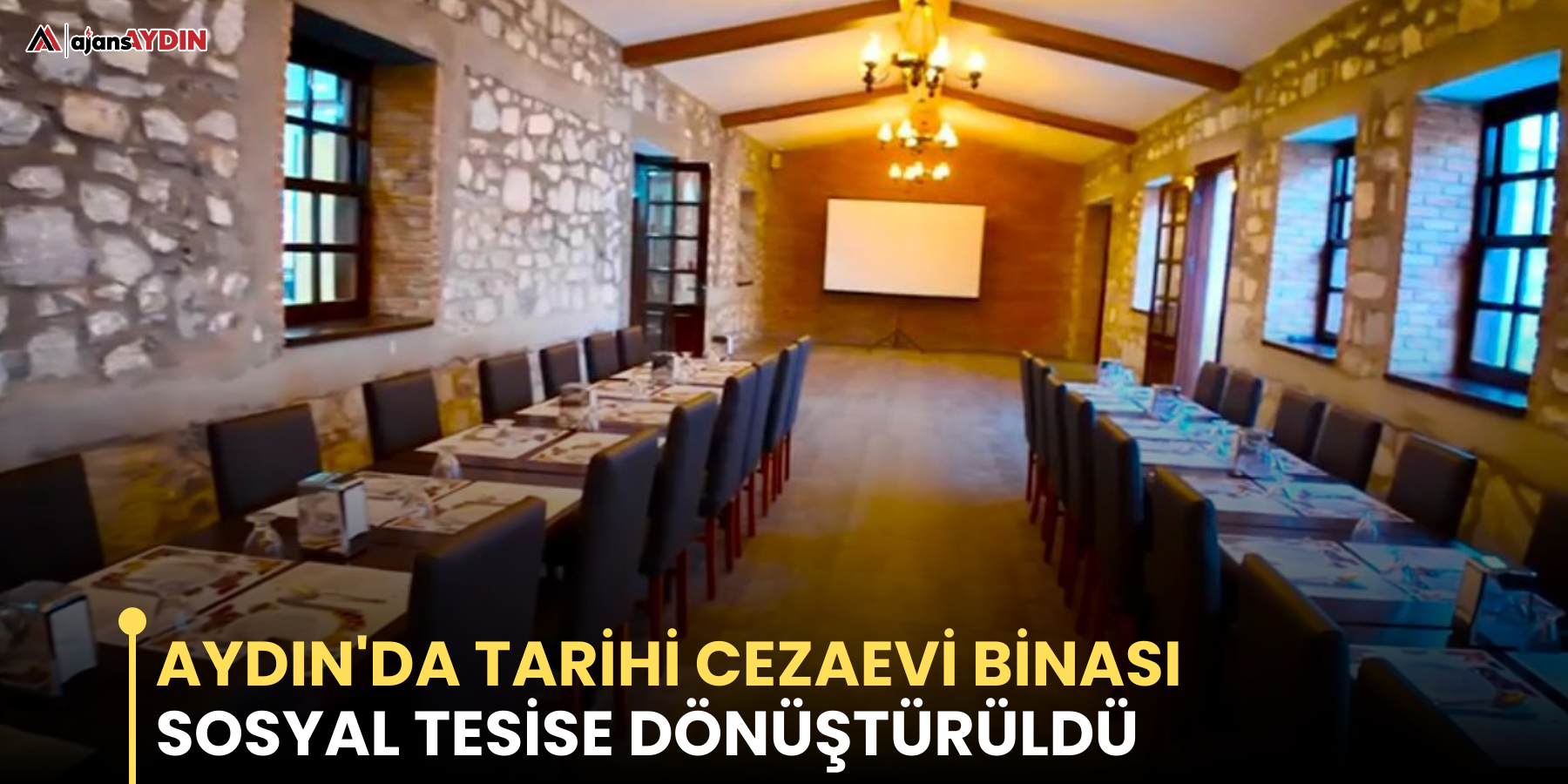 Aydın'da tarihi cezaevi binası sosyal tesise dönüştürüldü