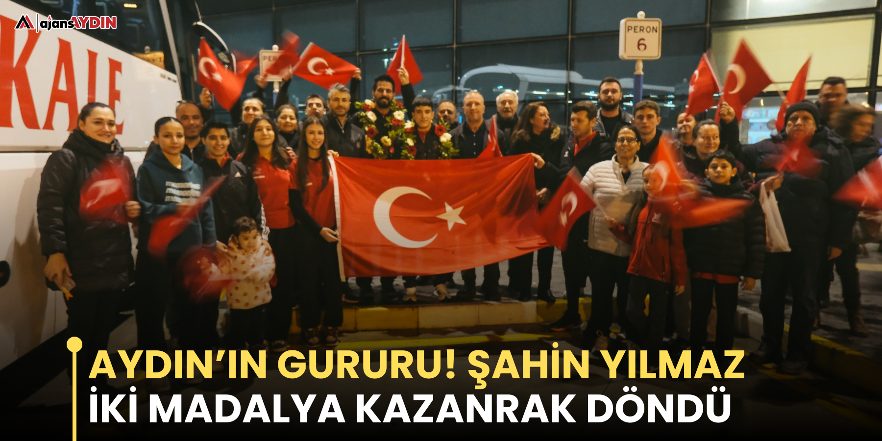 Aydın’ın gururu!  Şahin iki madalya aldı