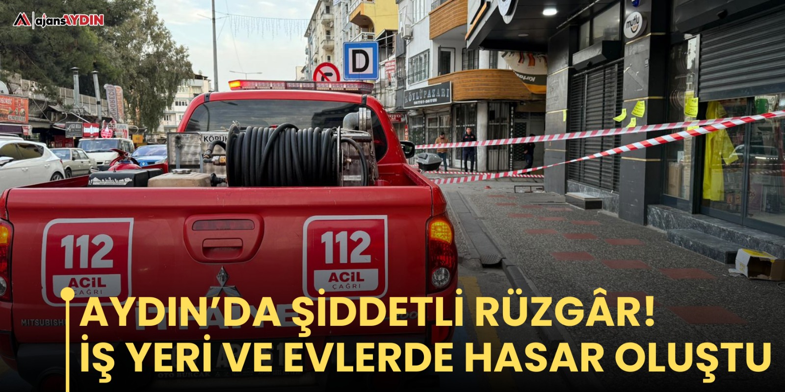 Aydın'da fırtına hayatı olumsuz etkiledi