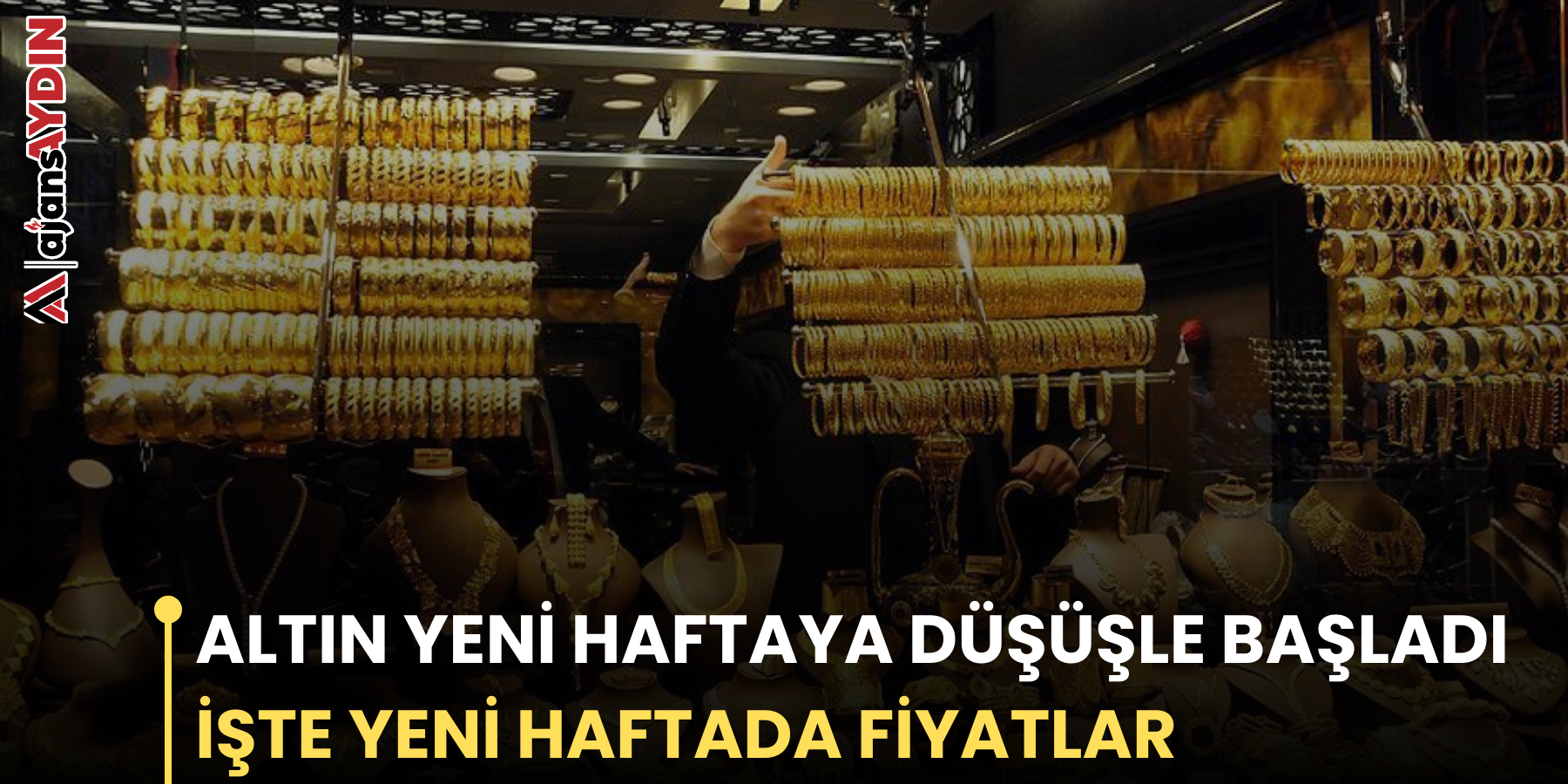 ALTIN YENİ HAFTAYA DÜŞÜŞLE BAŞLADI