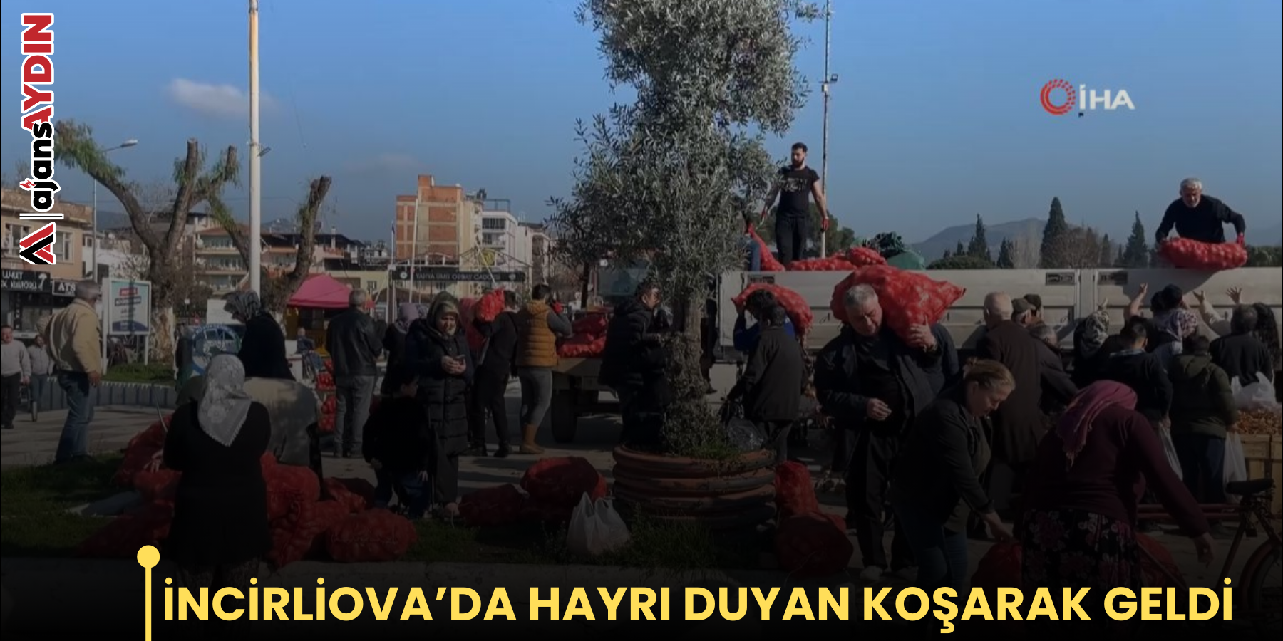 İNCİRLİOVA’DA HAYRI DUYAN KOŞARAK GELDİ