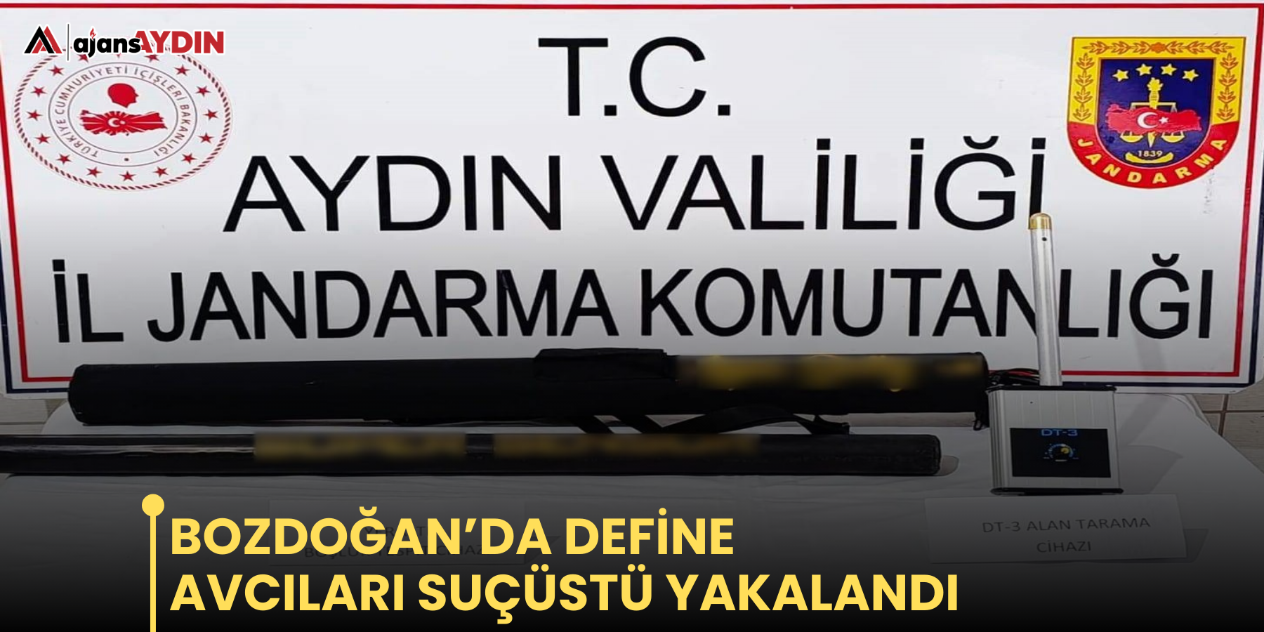 Bozdoğan’da define avcıları suçüstü yakalandı