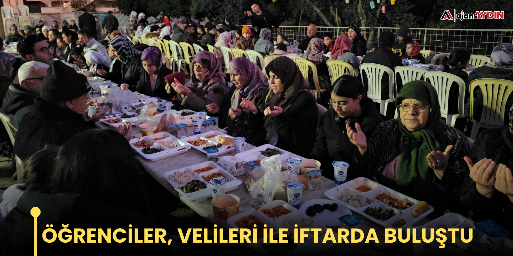Öğrenciler, velileri ile iftarda buluştu