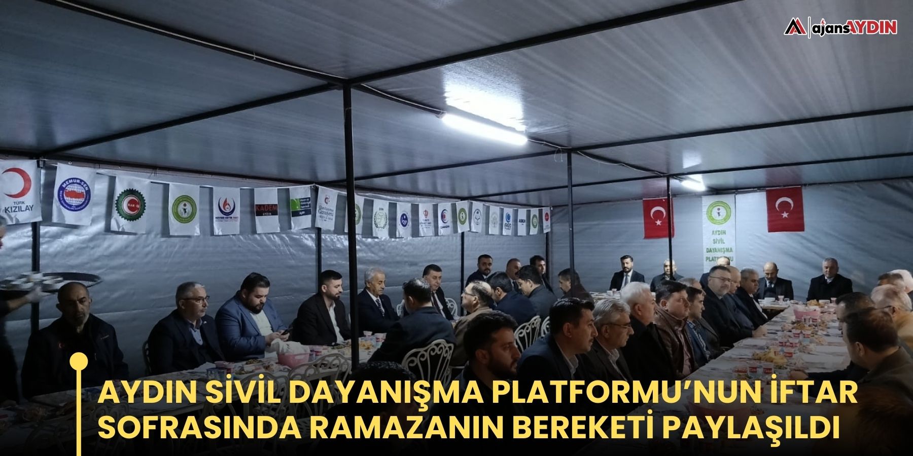 Aydın Sivil Dayanışma Platformu’nun  iftar sofrasında ramazanın bereketi paylaşıldı