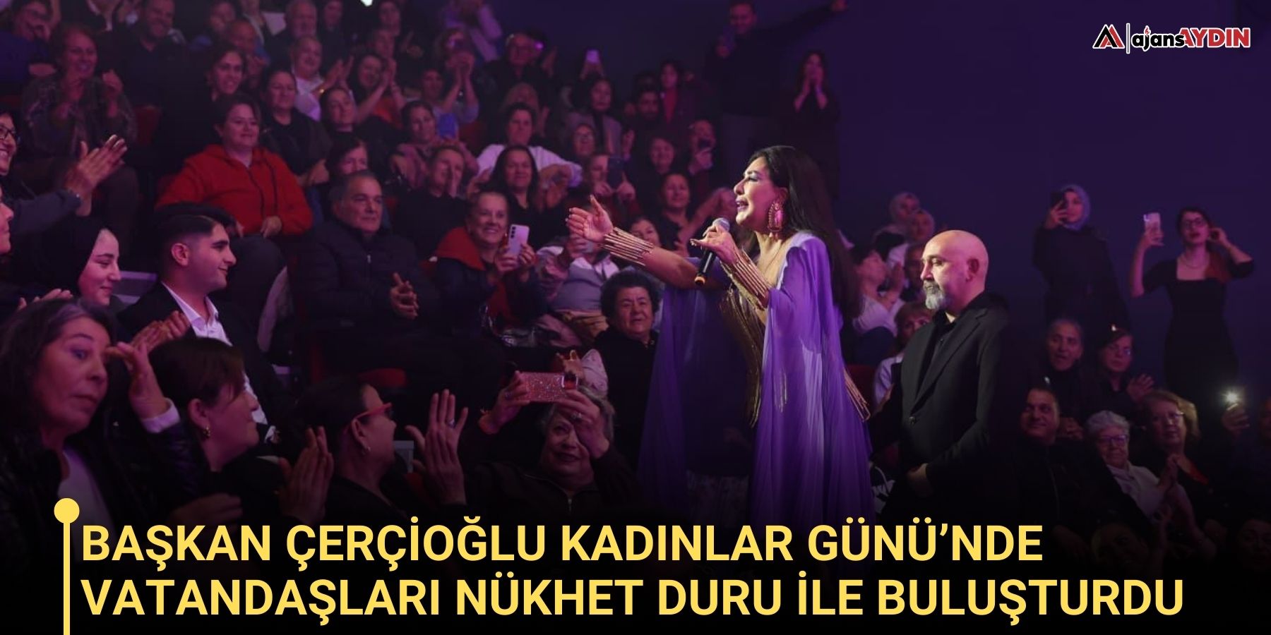 Başkan Çerçioğlu Kadınlar Günü’nde Vatandaşları Nükhet Duru İle Buluşturdu