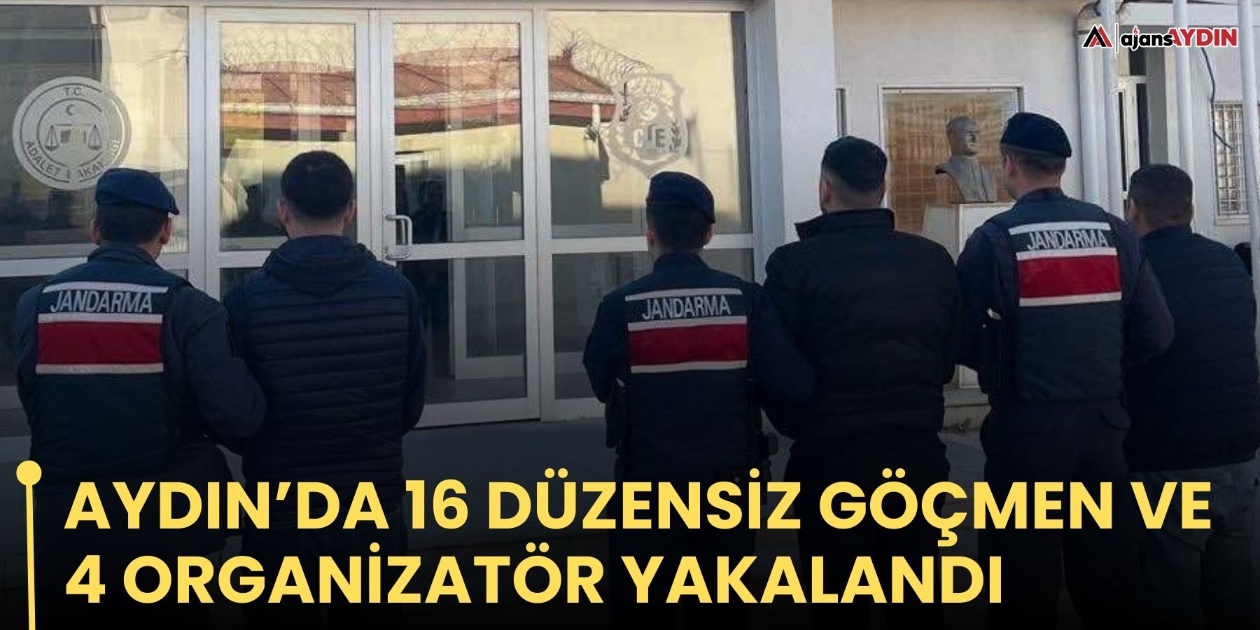 Aydın’da 16 düzensiz göçmen ve 4 organizatör yakalandı
