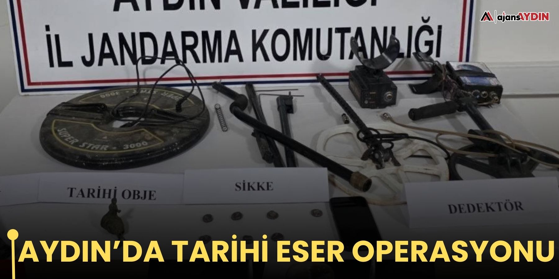 Aydın’da tarihi eser operasyonu