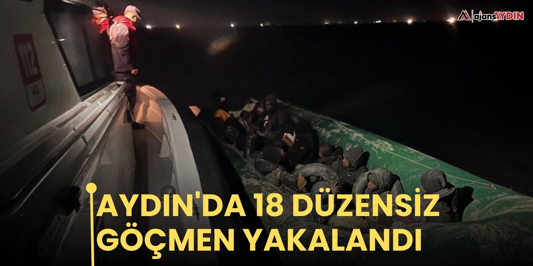 Aydın'da 18 düzensiz göçmen yakalandı