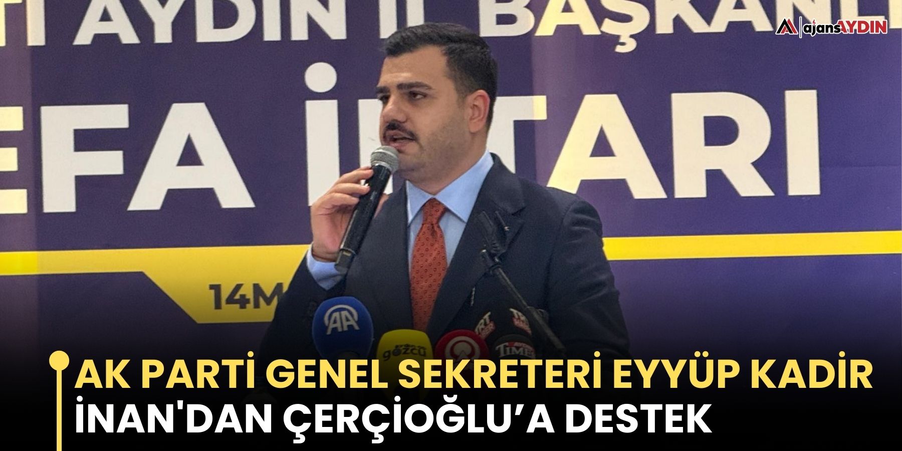 AK Parti Genel Sekreteri Eyyüp Kadir İnan'dan Çerçioğlu’a destek.