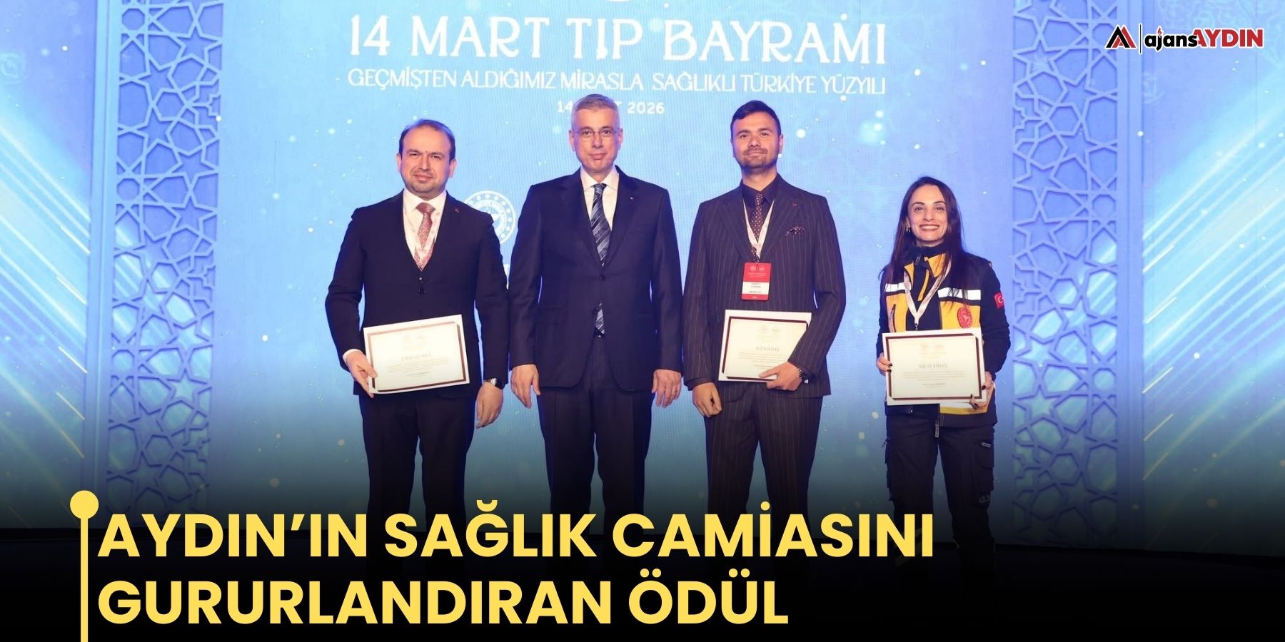 Aydın’ın sağlık camiasını gururlandıran ödül