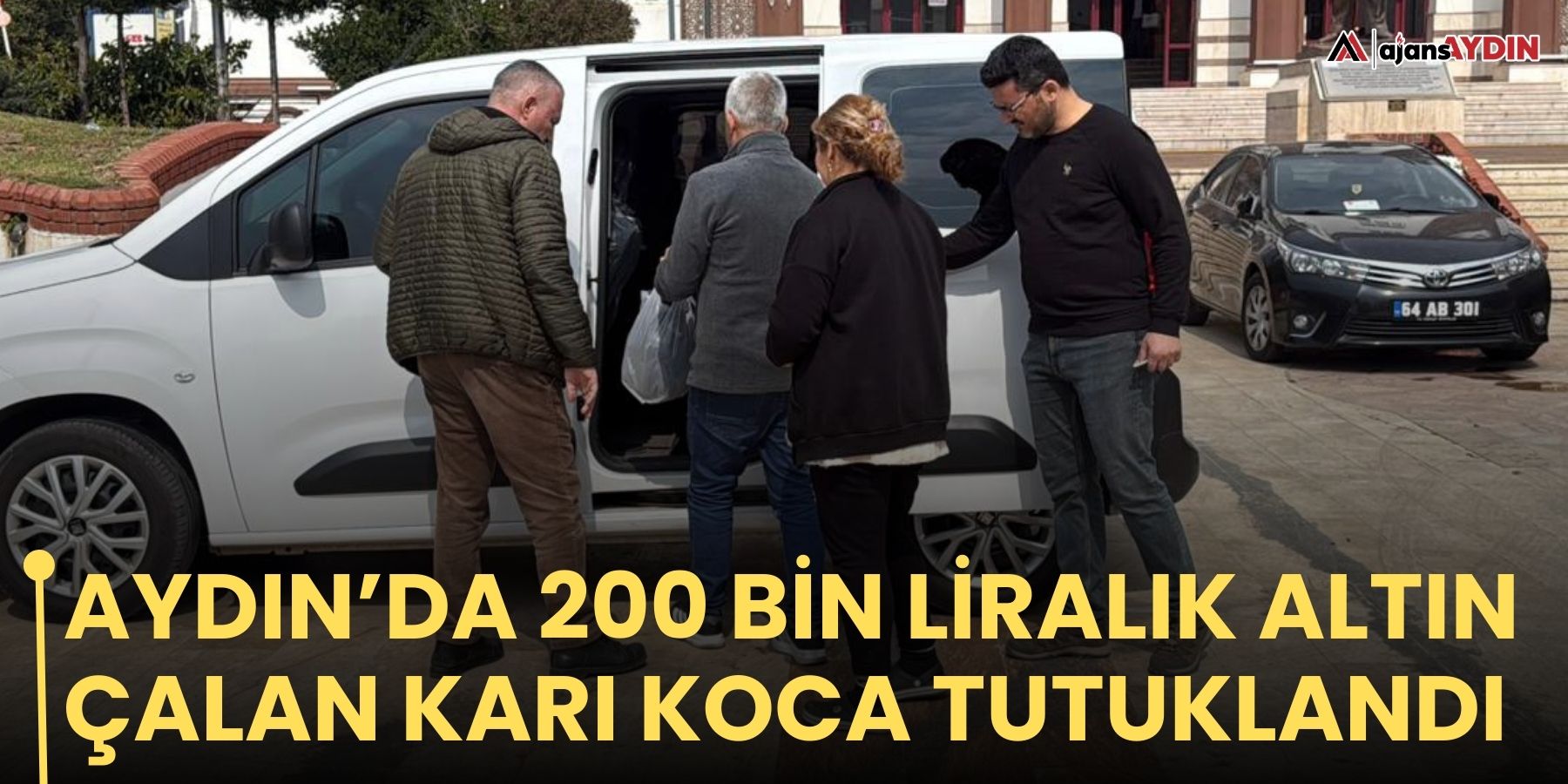 Aydın’da 200 bin liralık altın çalan karı koca tutuklandı