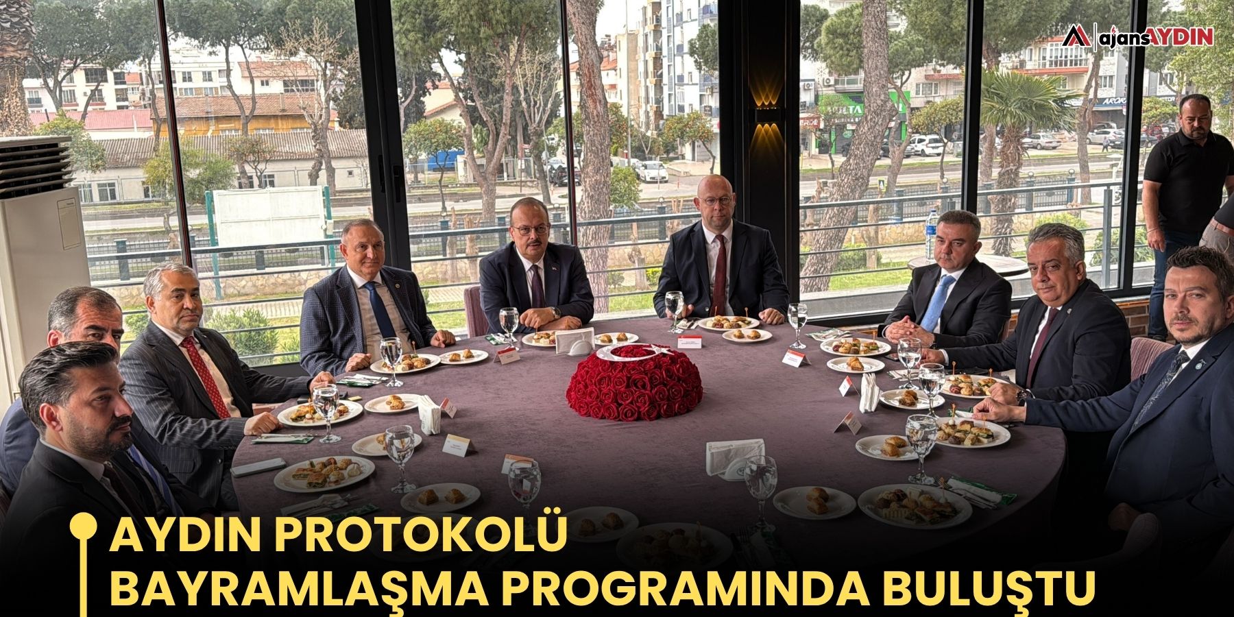 Aydın protokolü bayramlaşma programında buluştu