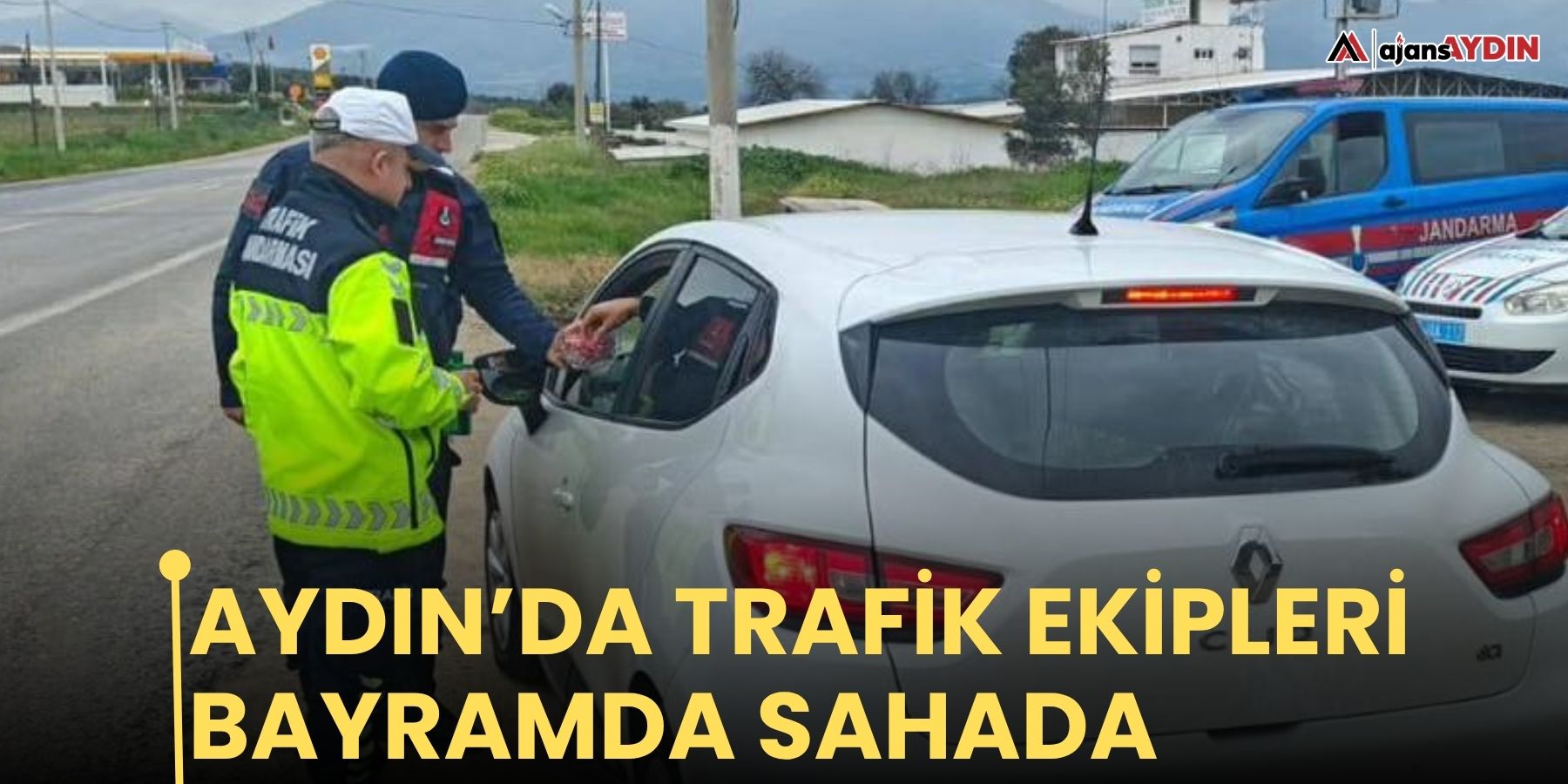 Aydın’da trafik ekipleri bayramda sahada