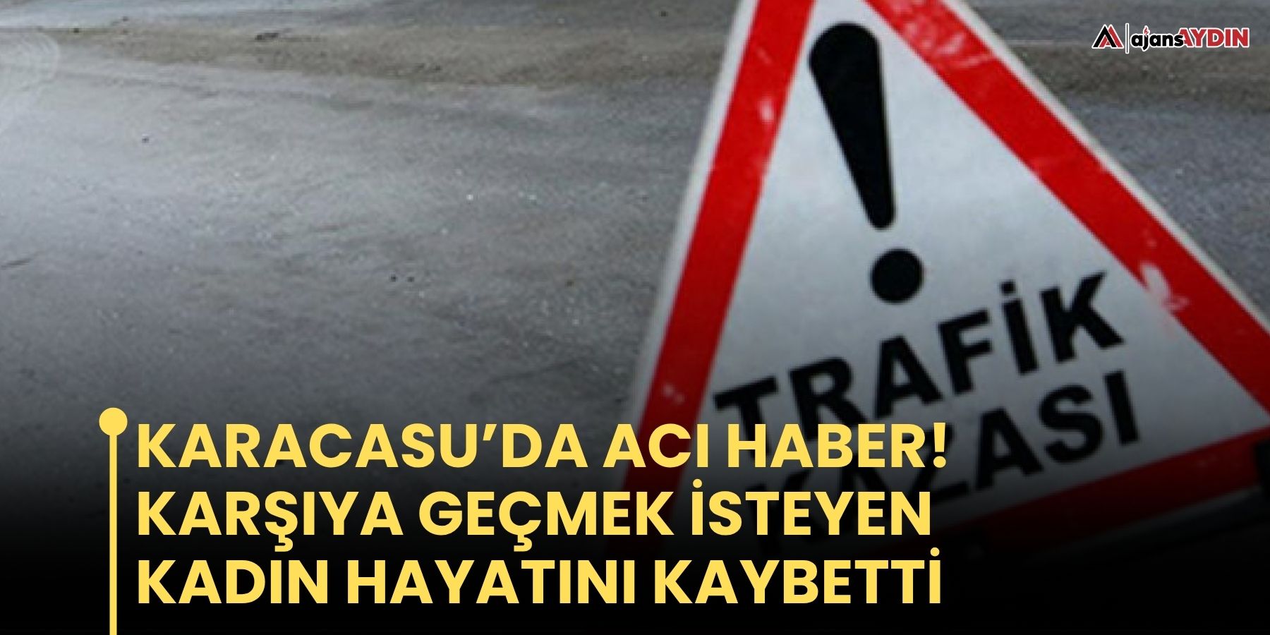 Karacasu’da acı haber!  Karşıya geçmek isteyen kadın hayatını kaybetti