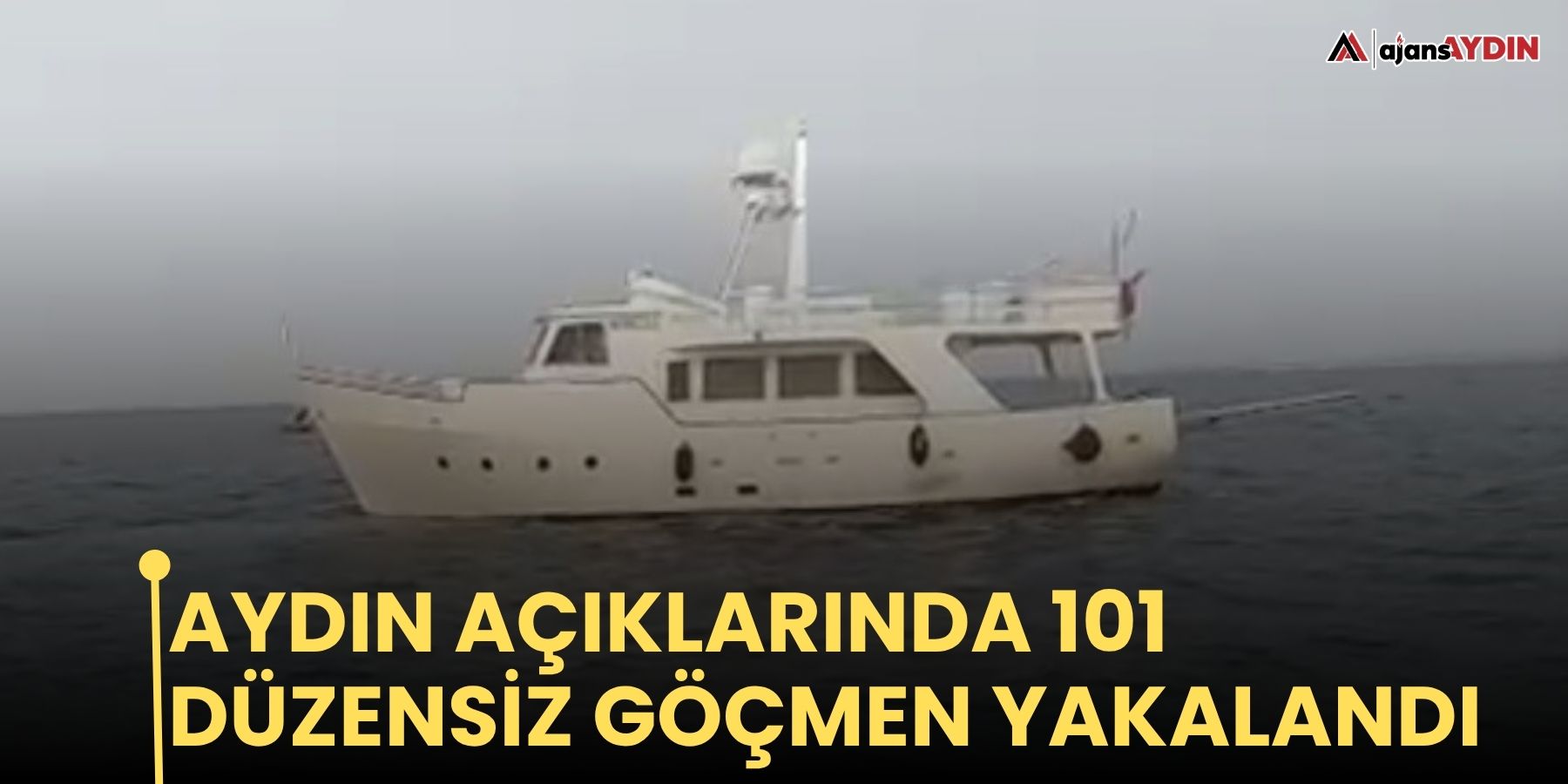 Aydın açıklarında 101 düzensiz göçmen yakalandı