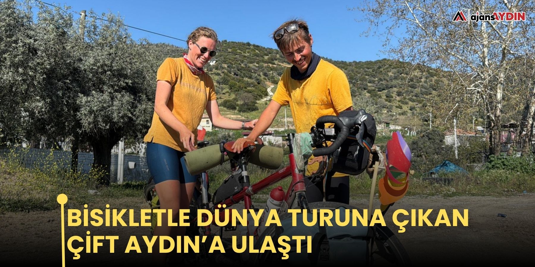 Bisikletle Dünya Turuna Çıkan Çift Aydın’a Ulaştı