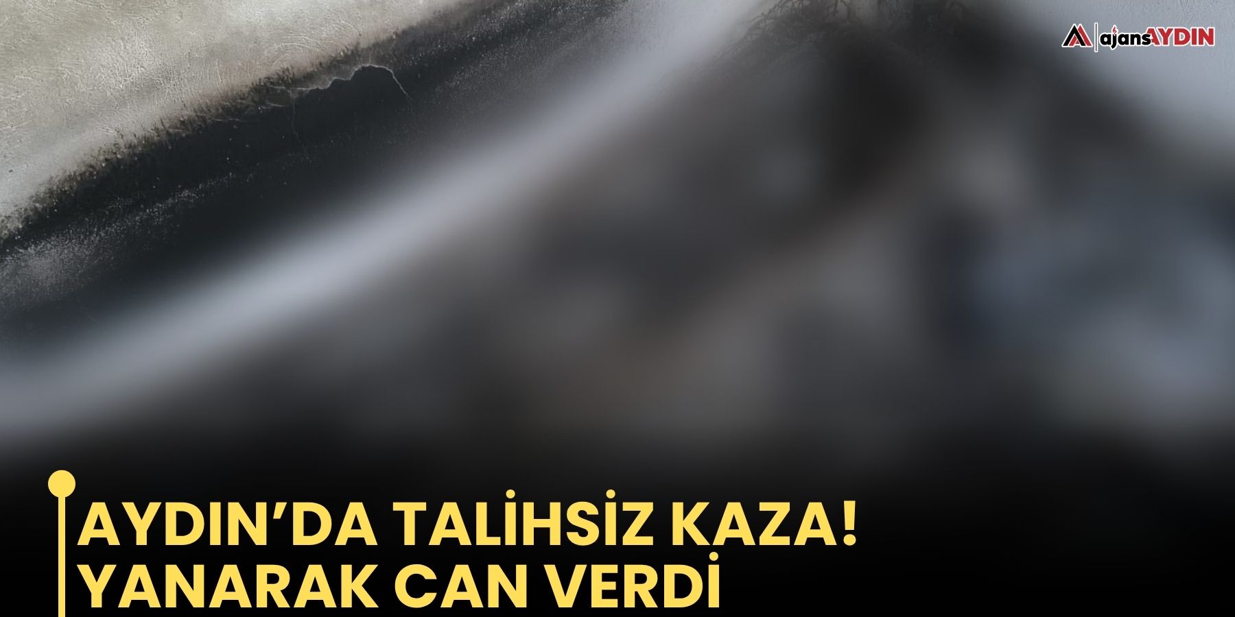 Aydın’da talihsiz kaza!  Yanarak can verdi