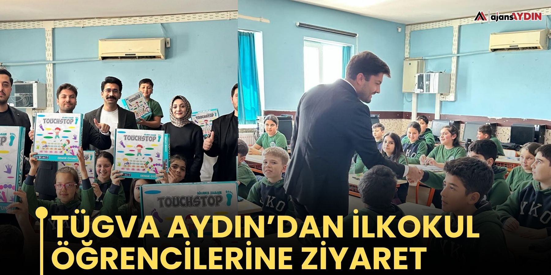 TÜGVA Aydın’dan ortaokulu öğrencilerine ziyaret