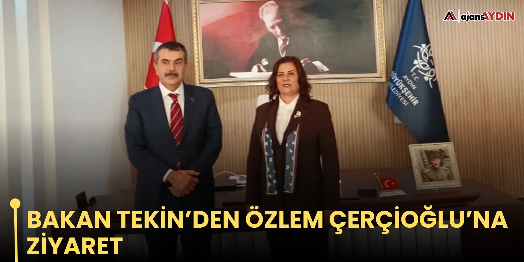 Bakan Tekin’den Özlem Çerçioğlu’na Ziyaret