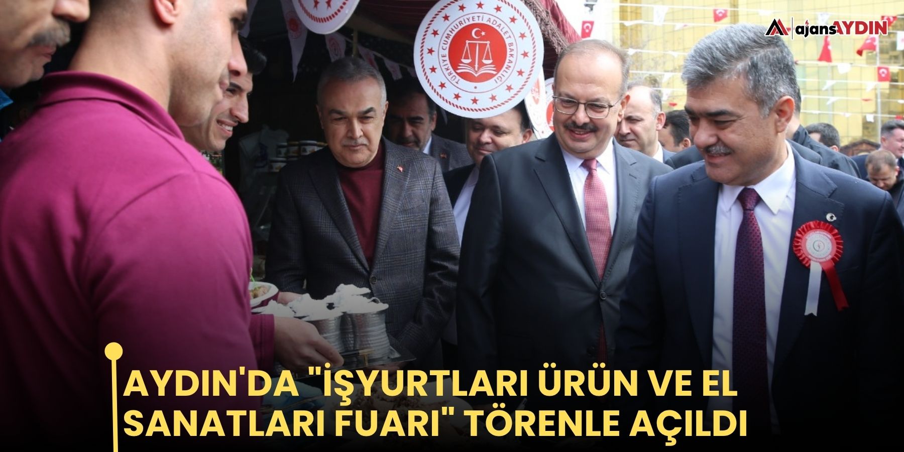 Aydın'da "İşyurtları Ürün ve El Sanatları Fuarı" törenle açıldı