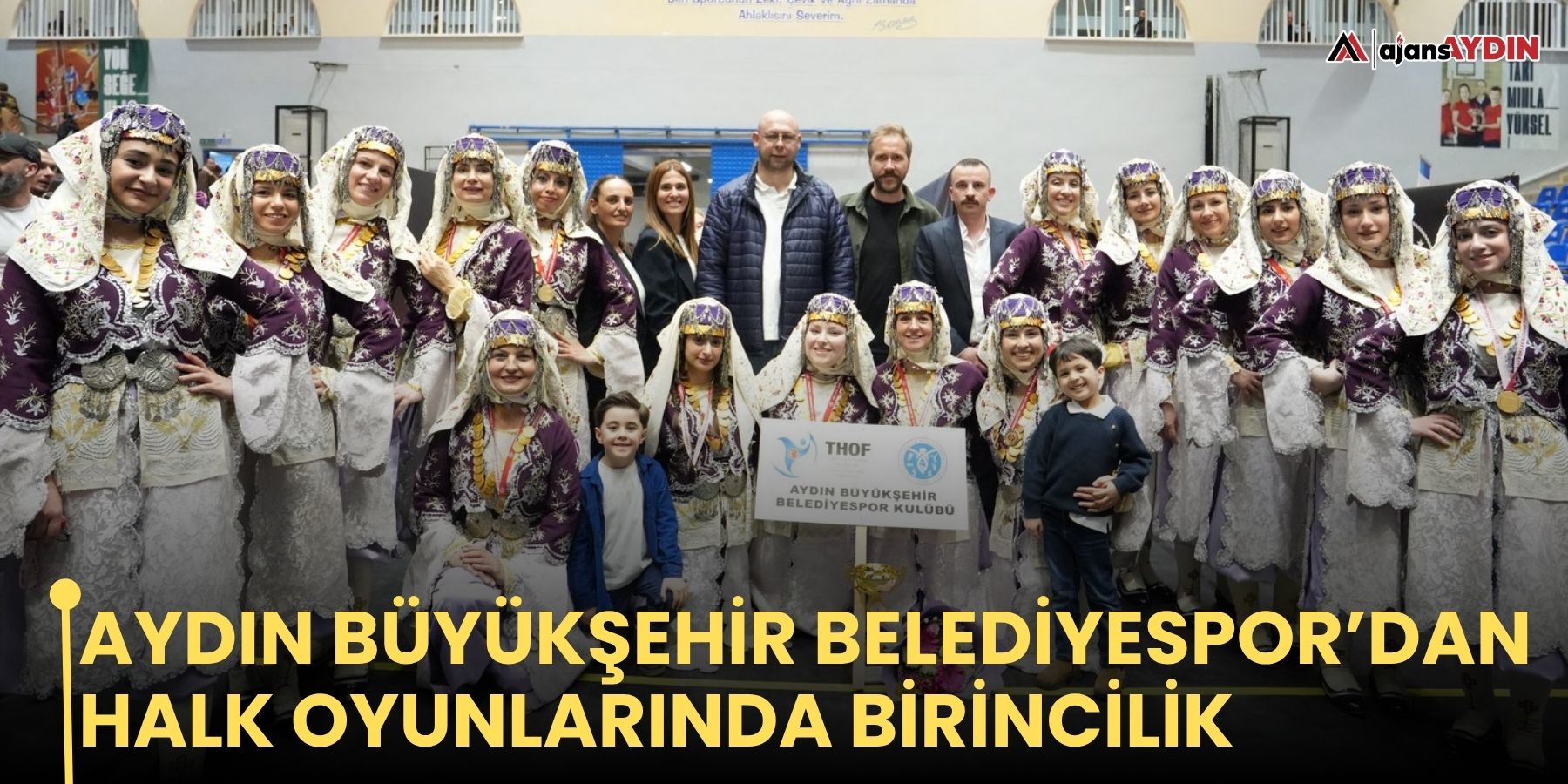 Aydın Büyükşehir Belediyespor’dan halk oyunlarında birincilik