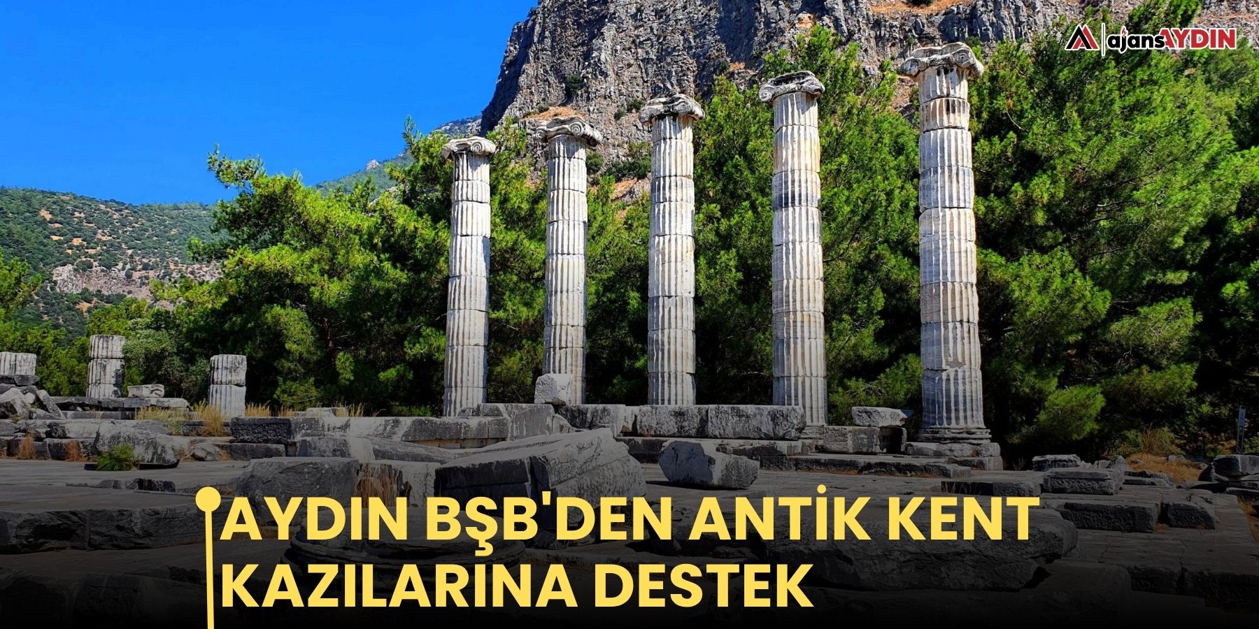 Aydın BŞB'den antik kent kazılarına destek