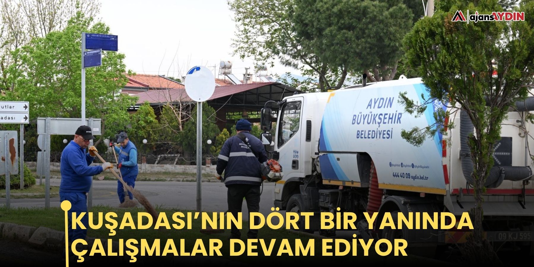 Kuşadası’nın dört bir yanında çalışmalar devam ediyor