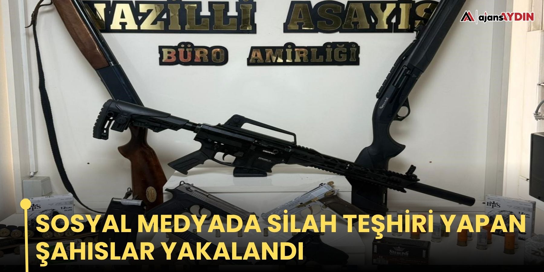Sosyal medyada silah teşhiri yapan şahıslar yakalandı
