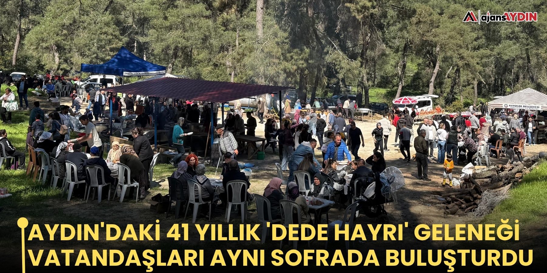 Aydın'daki 41 yıllık 'Dede Hayrı' geleneği vatandaşları aynı sofrada buluşturdu