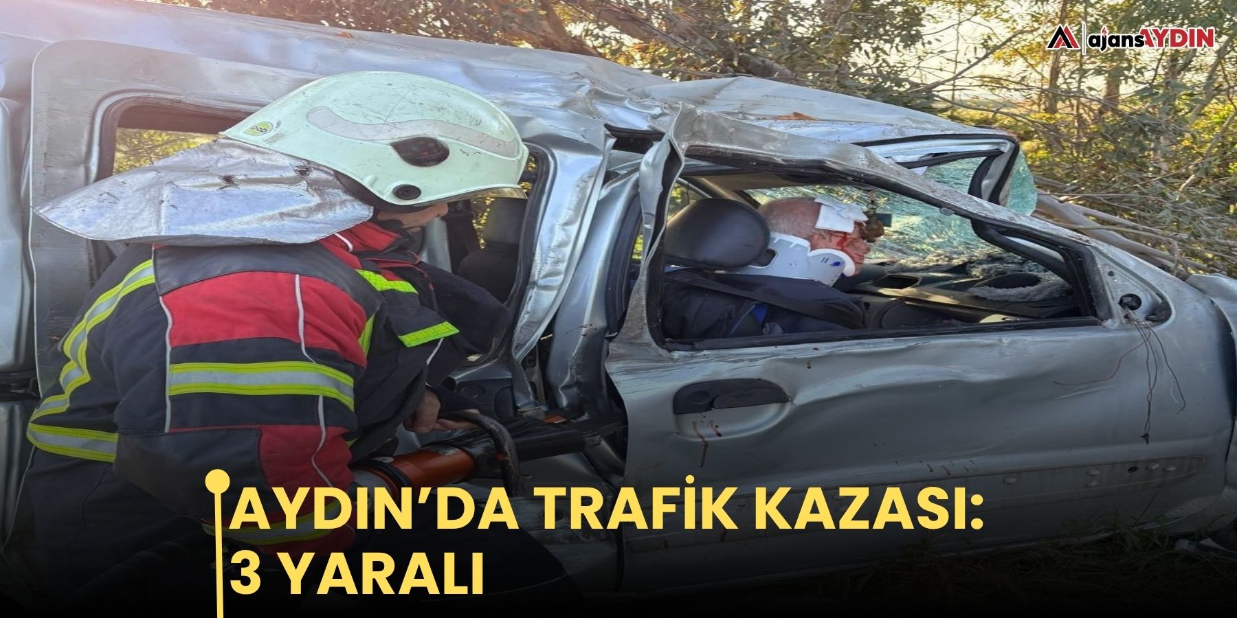 Aydın’da trafik kazası: 3 yaralı