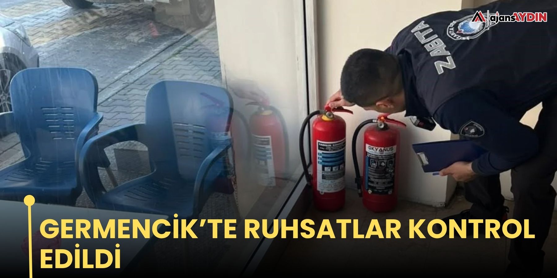 Germencik’te ruhsatlar kontrol edildi