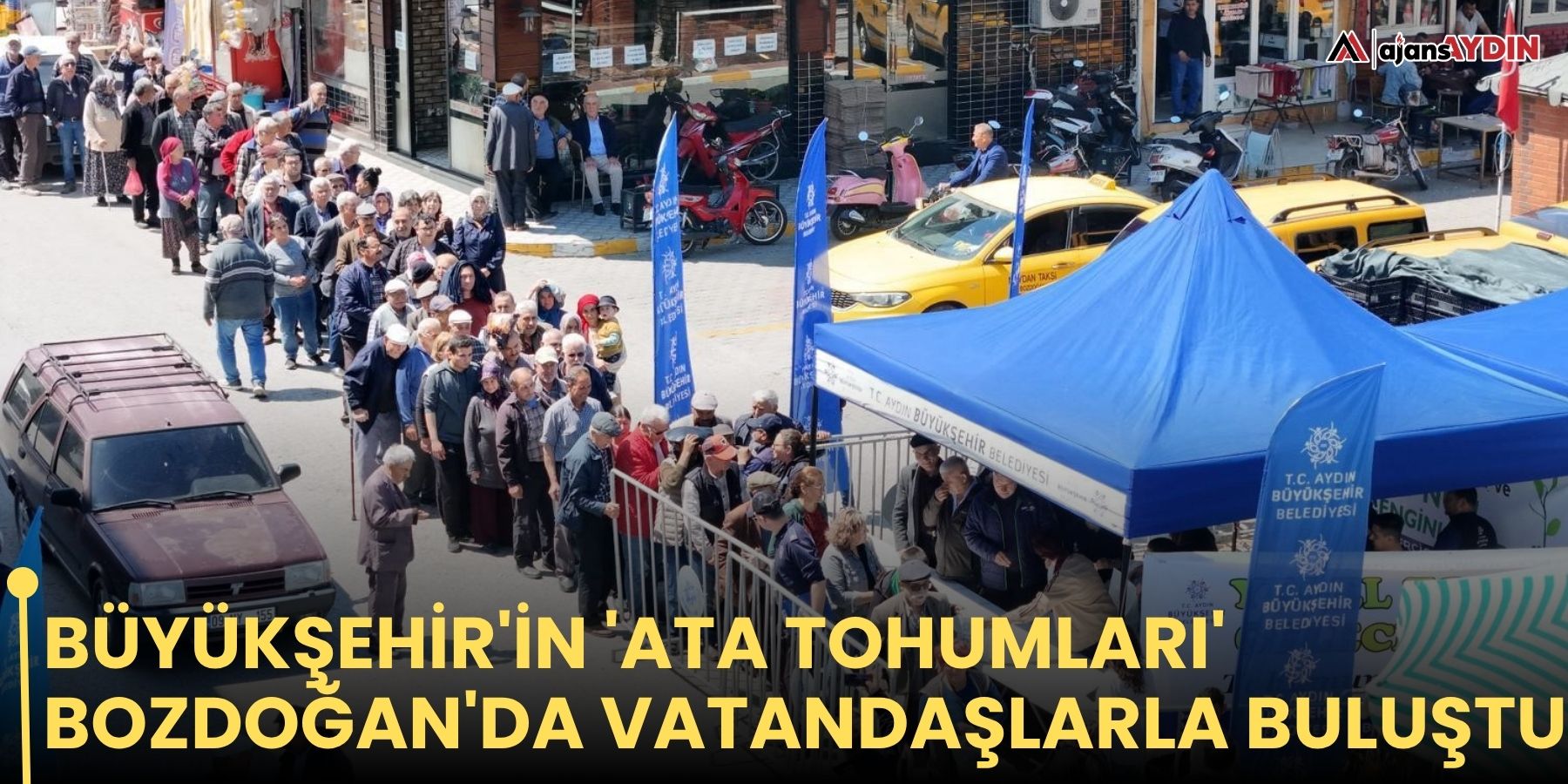 Büyükşehir'in 'Ata Tohumları' Bozdoğan'da vatandaşlarla buluştu