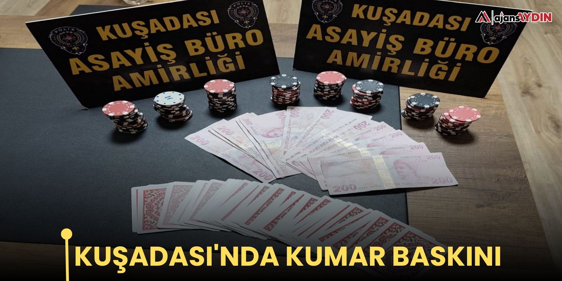 Kuşadası'nda kumar baskını