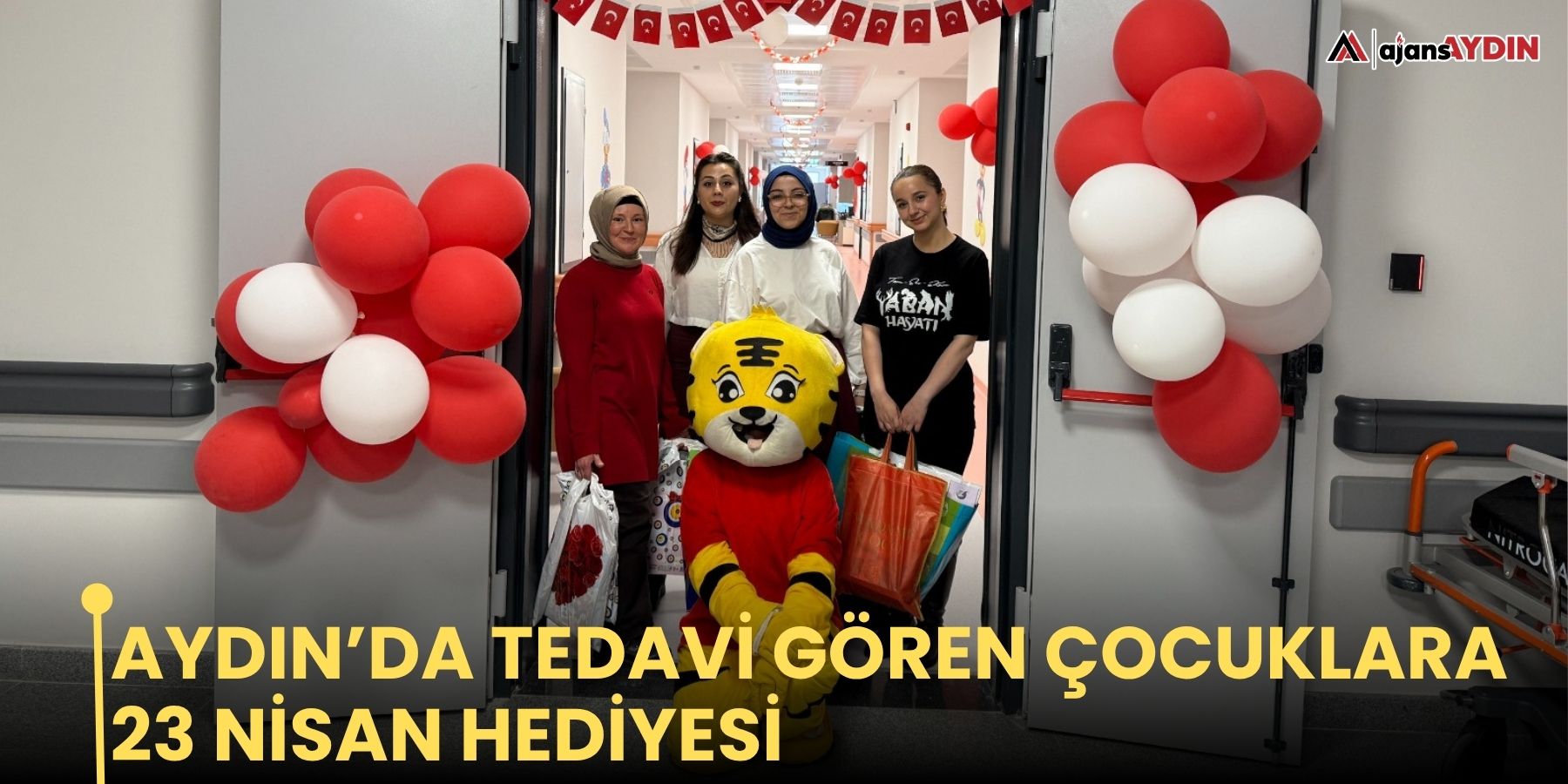 Aydın’da tedavi gören çocuklara 23 Nisan hediyesi