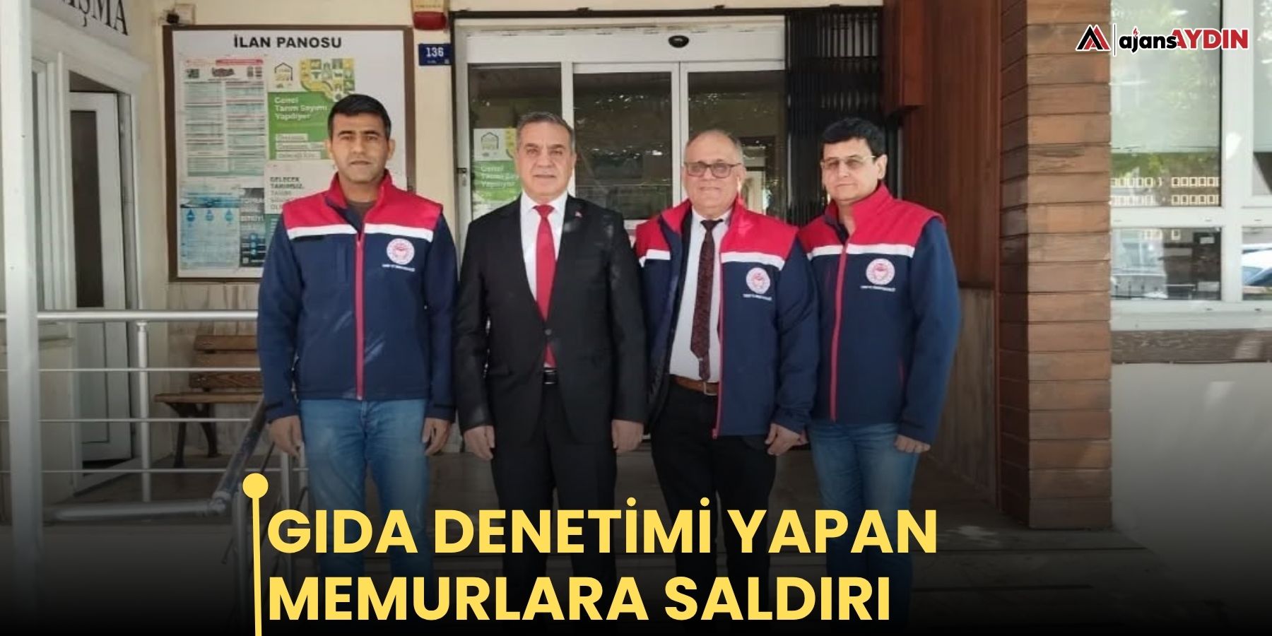 Gıda denetimi yapan memurlara saldırı