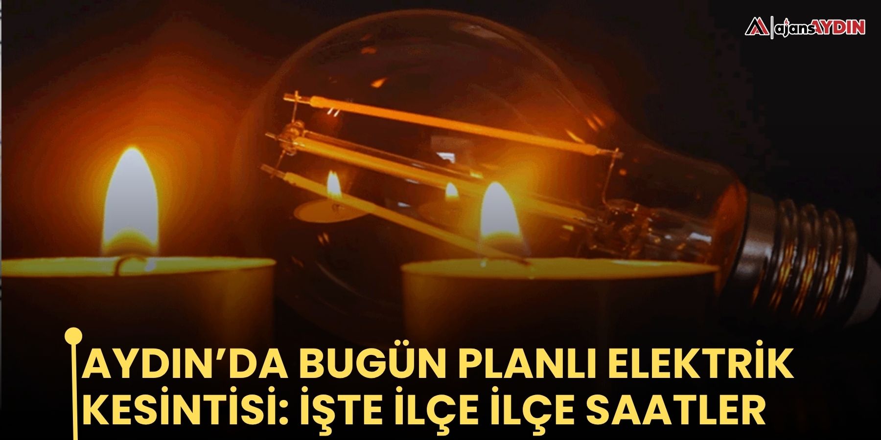 Aydın’da bugün planlı elektrik kesintisi: işte ilçe ilçe saatler