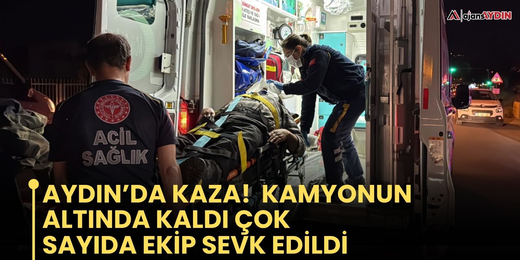 Aydın'da feci kaza!  Motosiklet sürücüsü yaralandı