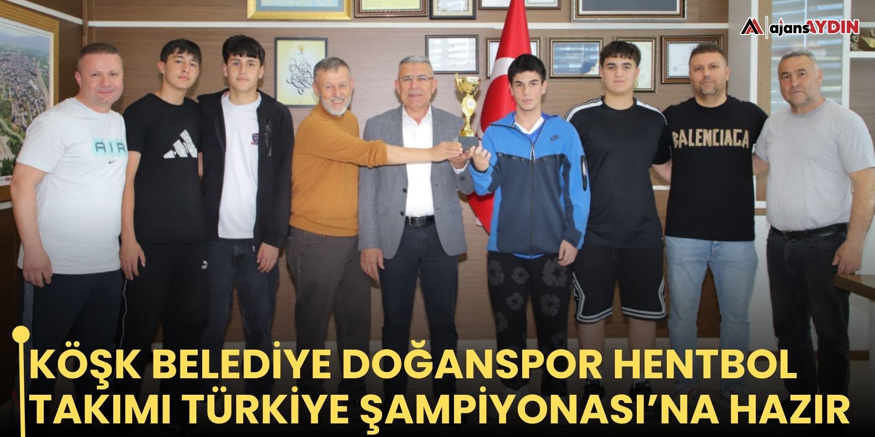 Köşk Belediye Doğanspor Hentbol Takımı Türkiye Şampiyonası’na hazır