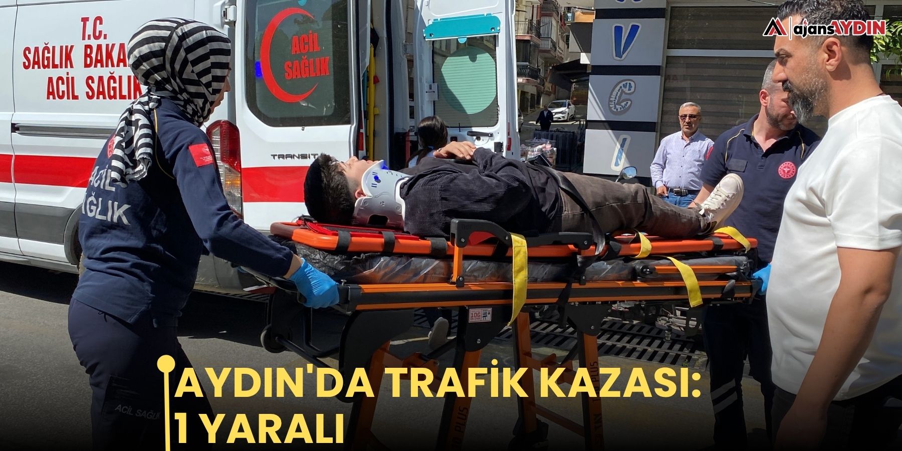 Aydın'da trafik kazası: 1 yaralı