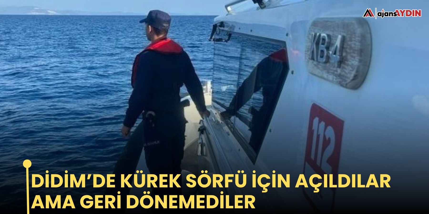 Didim’de kürek sörfü için açıldılar ama geri dönemediler