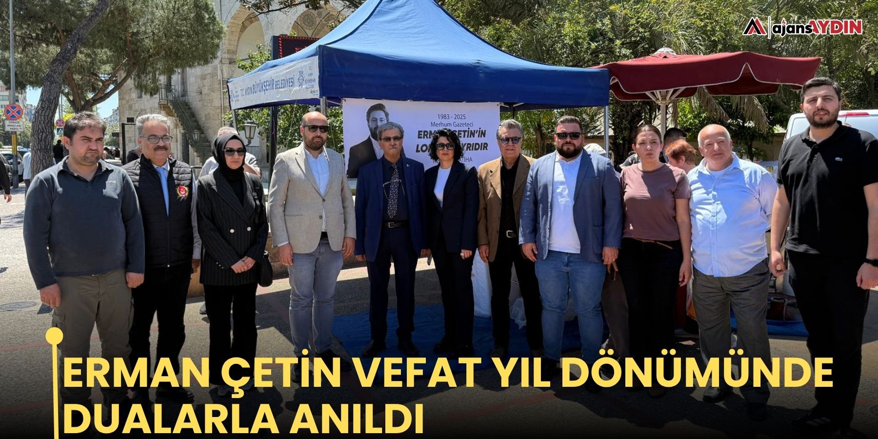 Gazeteci Erman Çetin vefat yıl dönümünde dualarla anıldı