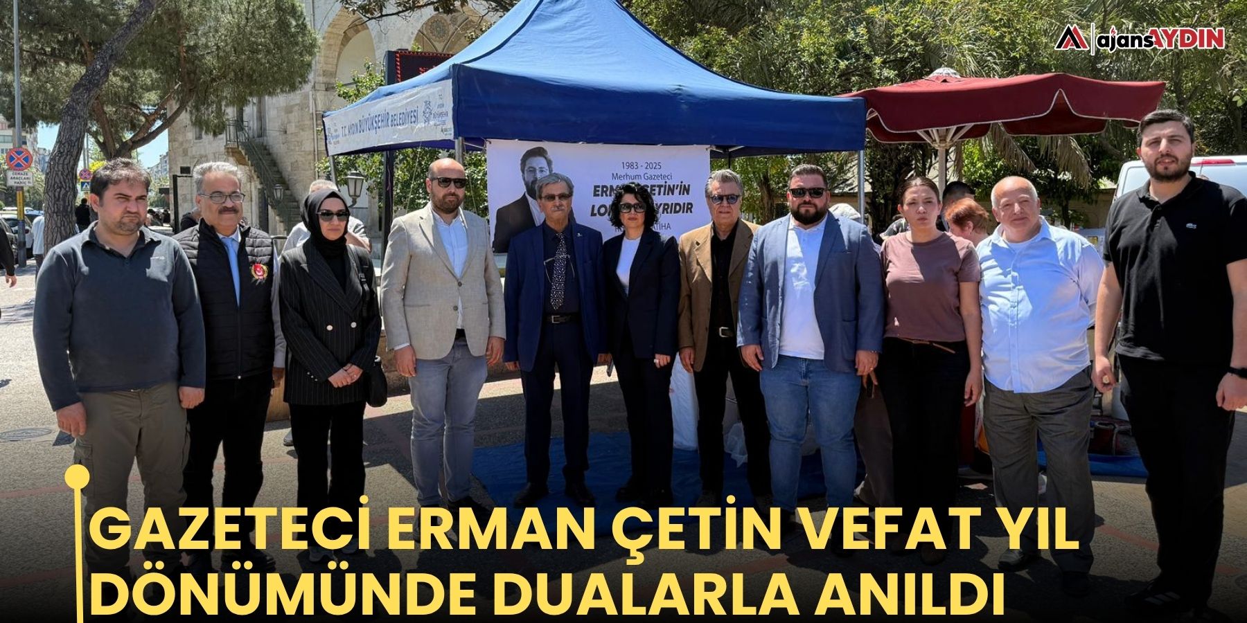Gazeteci Erman Çetin vefat yıl dönümünde dualarla anıldı