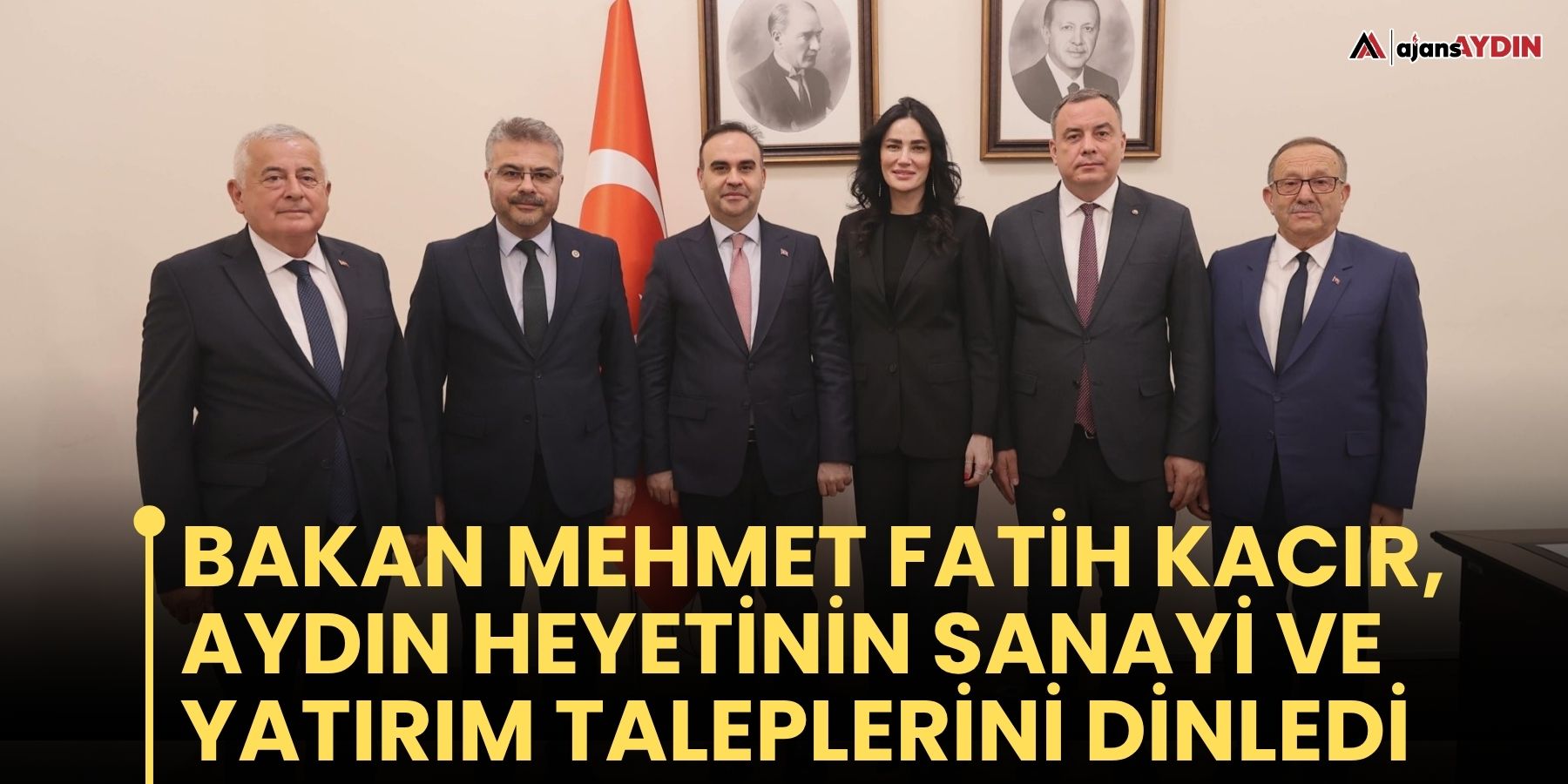 Bakan Mehmet Fatih Kacır, Aydın Heyetinin Sanayi ve Yatırım Taleplerini Dinledi